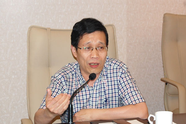 浙江供销超市有限公司董事长、总经理叶耀庭发言